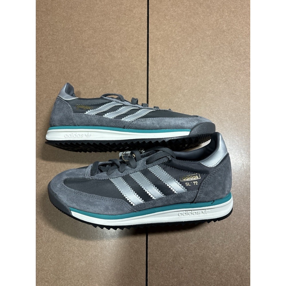 adidas Originals SL 72 Rs - Size 6.5 Mens Sneakers Grey Silver JR8792 NEW